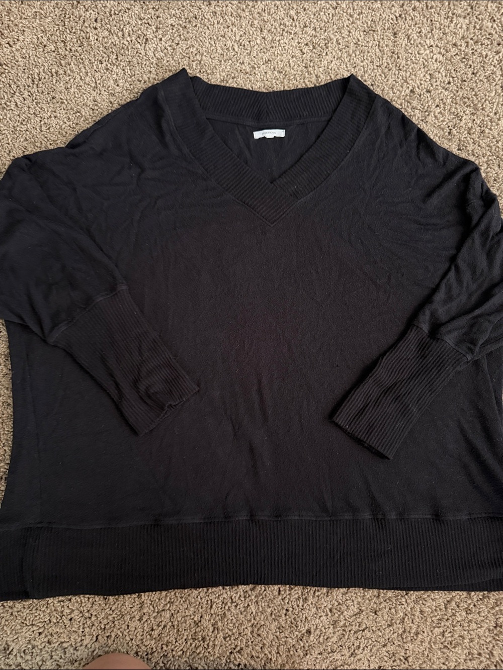Maurices Black V-Neck Women's Sweater